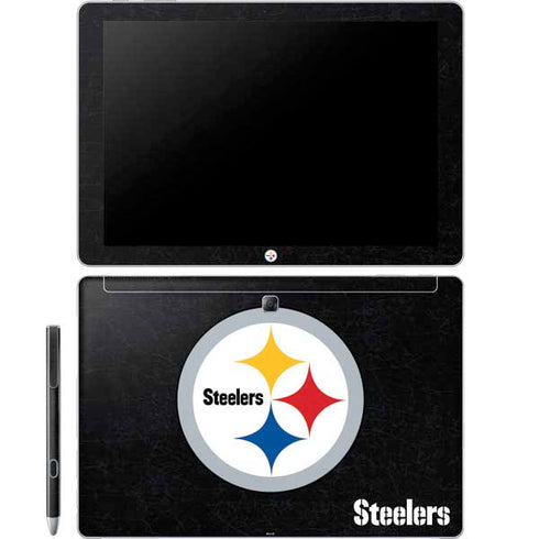 NFL Pittsburgh Steelers Distressed Galaxy Book 12in Skin